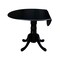 International Concepts 42 in. Dual Drop Leaf Table with 4 Splat Back Dining Chairs - 5 Piece Dining Set K46-42DP-C59-10-4 - alternate 6